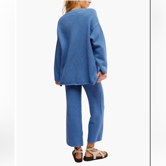Free People Blue Knit Set - Picture 2 of 8